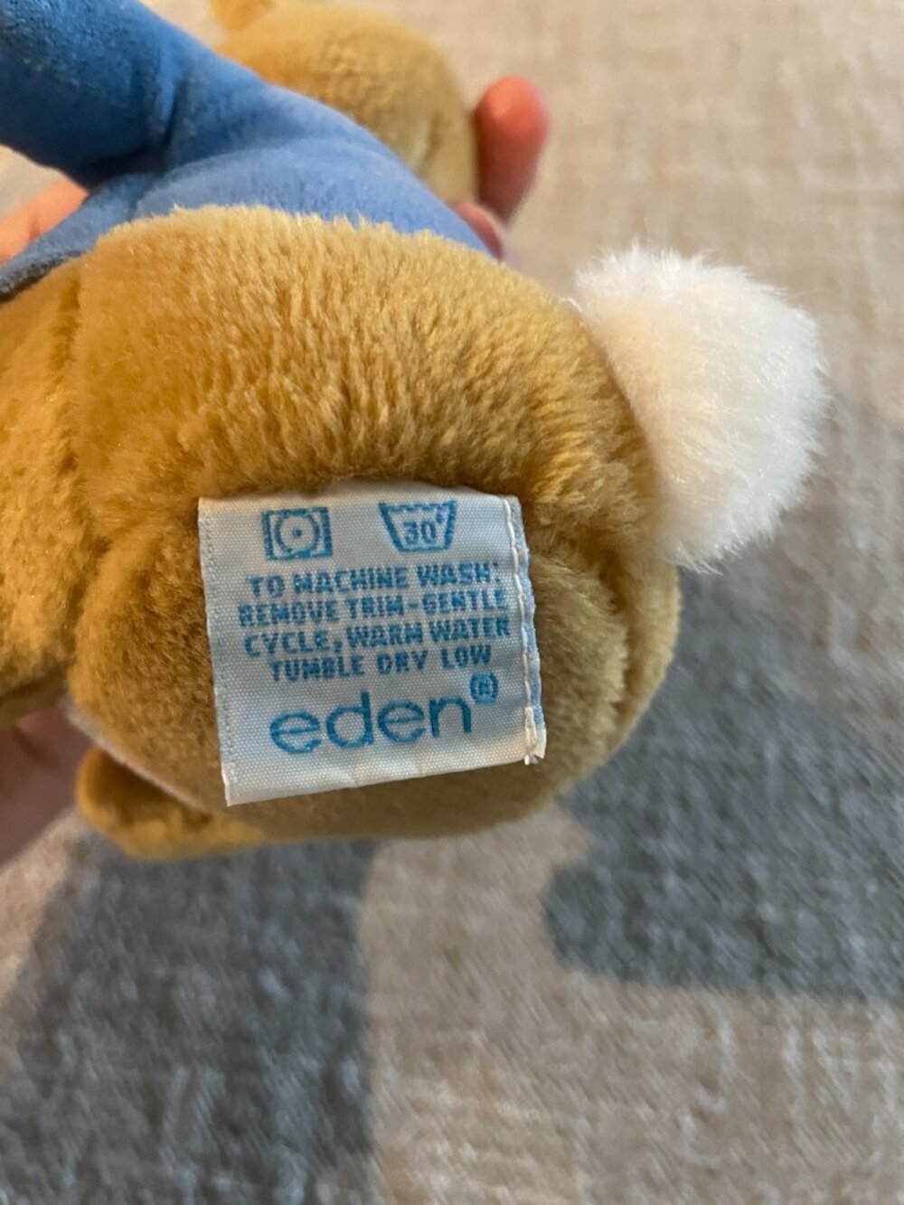 Vintage Eden Peter Rabbit Plush 7" Stuffed Collectible Novelty Bunny! - Picture 2 of 4